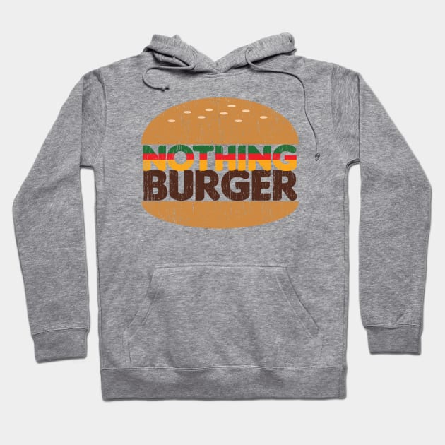 Nothing Burger Distressed Hoodie by Zap Studios